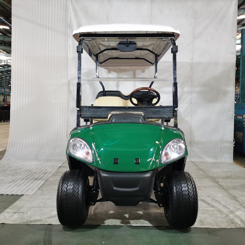 2+2 gerobak golf listrik kursi dengan baterai lithium