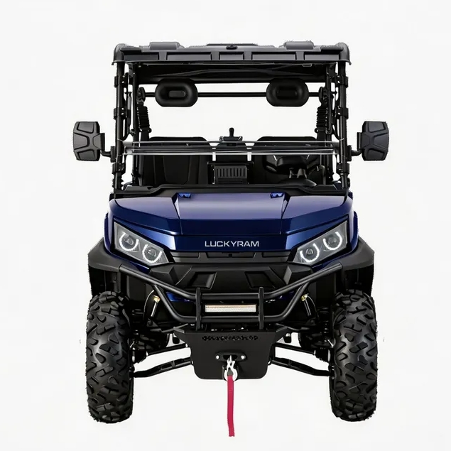Peternakan Listrik 4WD UTV Farm 73.6V 150Ah Pengendali Puncak 20KW