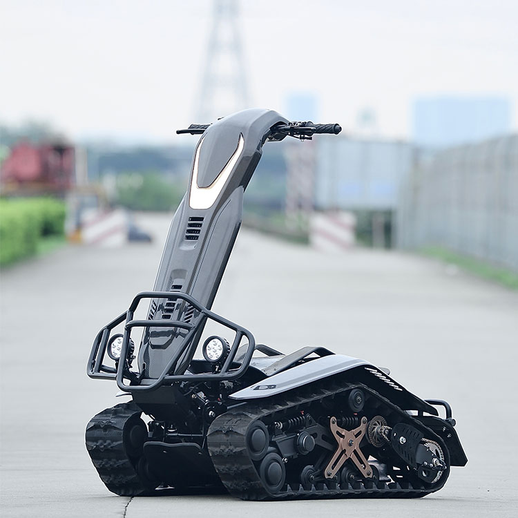 Mobil Salju Off Road Dual Track 72V Cocok untuk Petualangan dan Hiburan